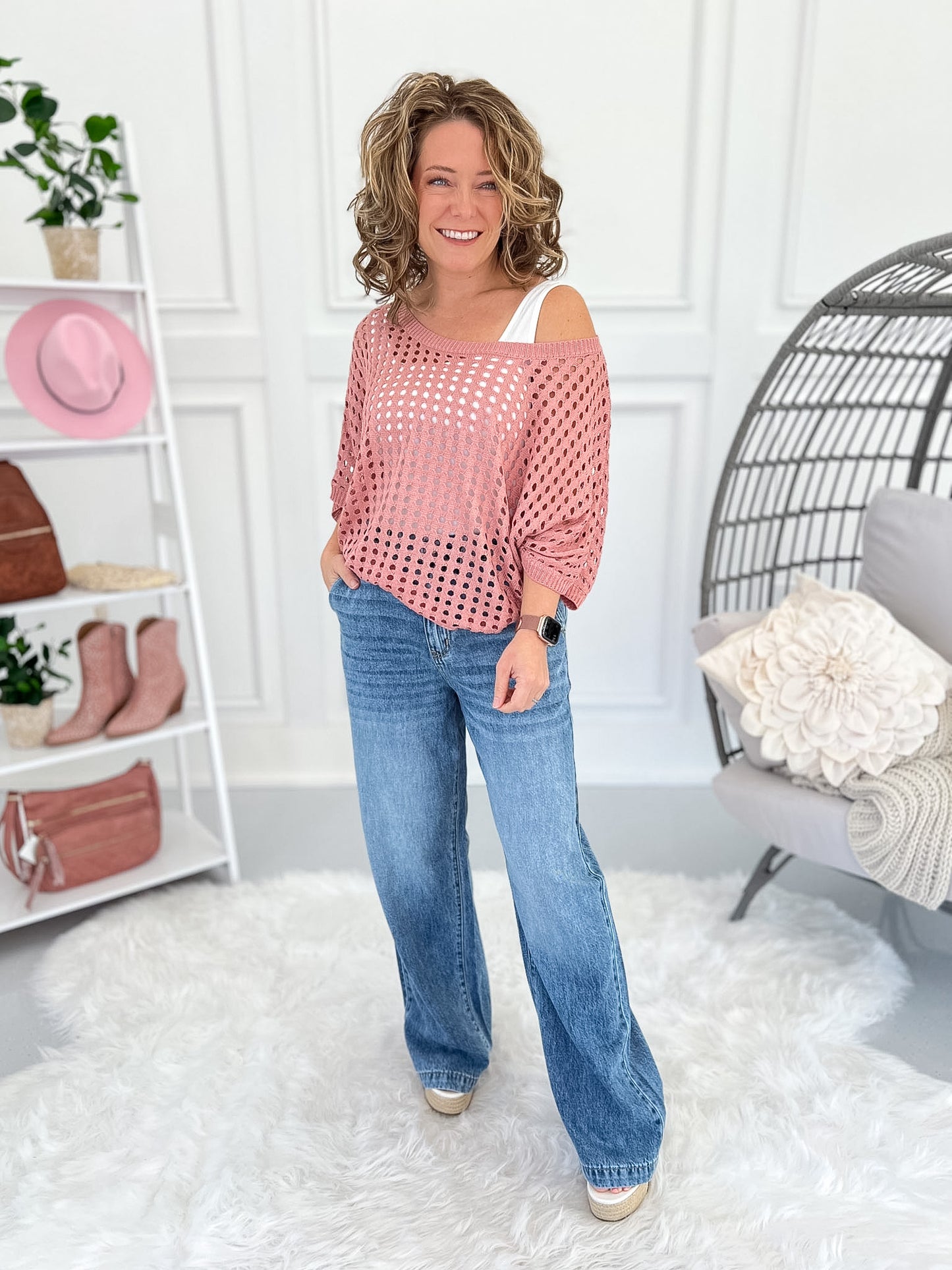 Rhythm And Flow- Judy Blue Featherweight Baggy Elastic Waist Jean