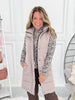 Harlow long Vest - Latte