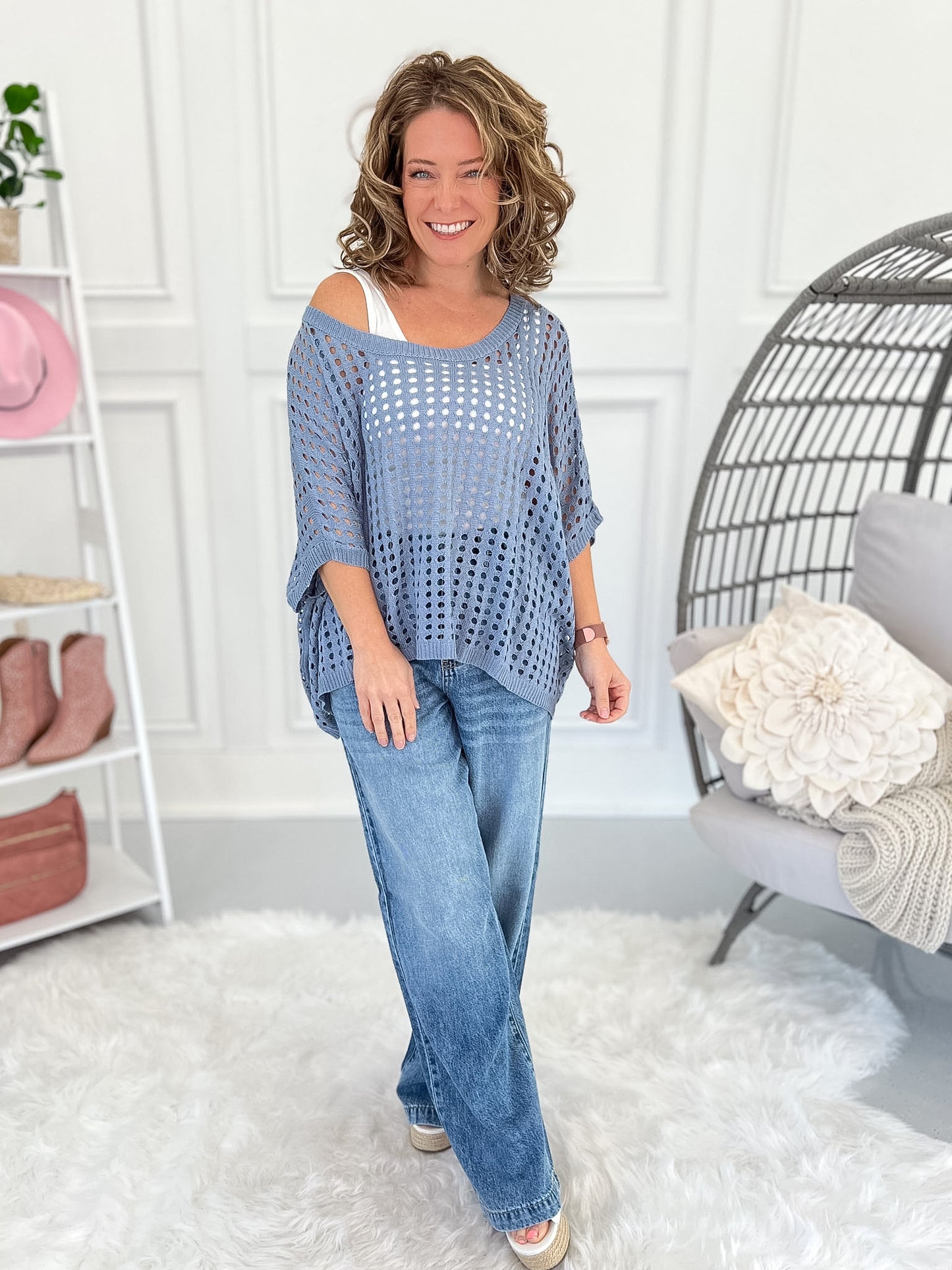Seeking Sun Crochet Top