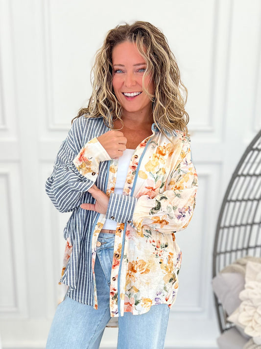 Revived Style Button Up Top