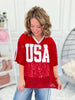 USA Babe Lace Top