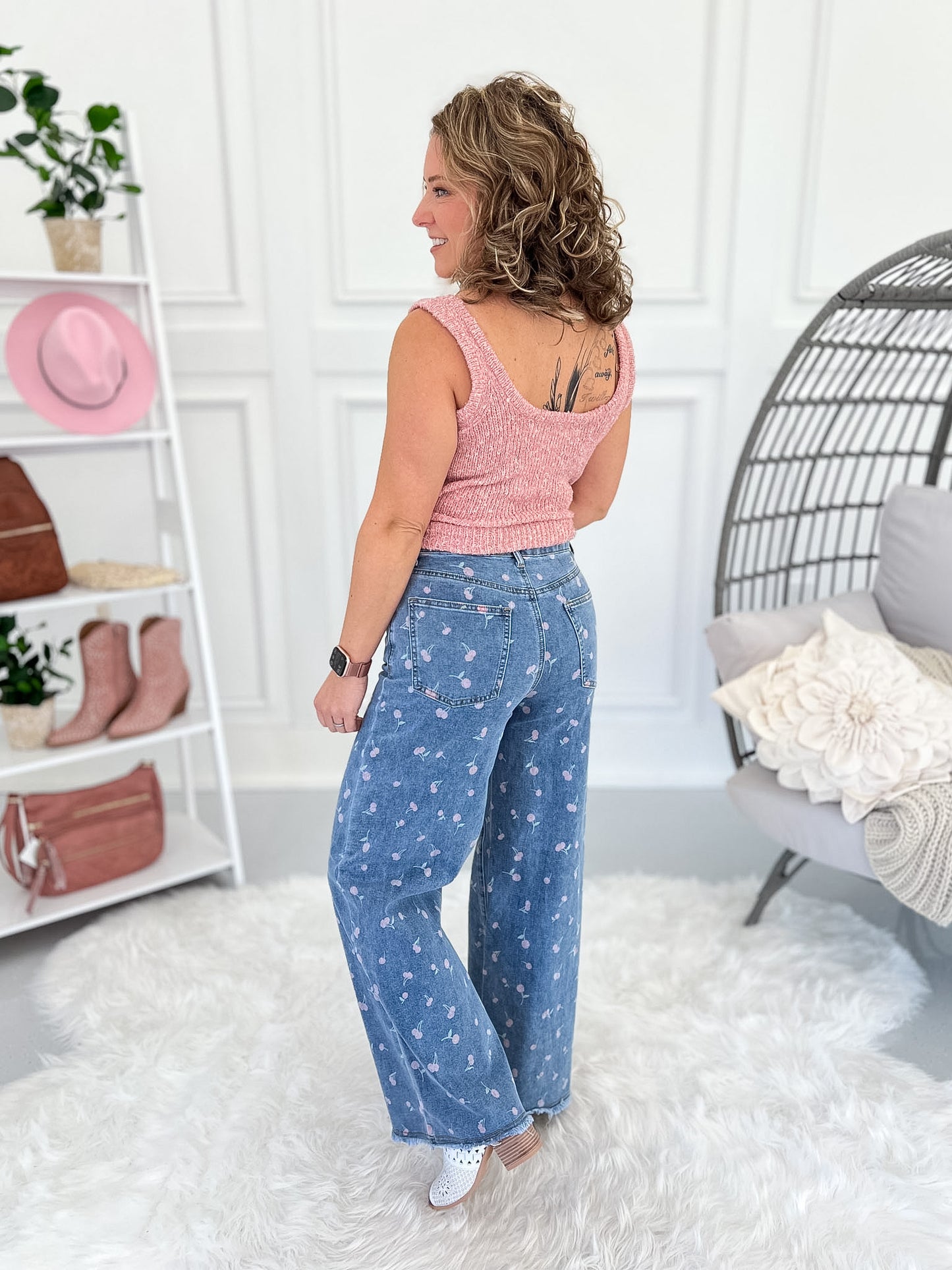 Cherry On Top - Stretch Twill Jeans - Final Sale