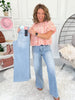 Short Notice - Judy Blue PETITE Tummy Control Retro Wide Leg Jean