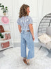 Retro Step - Judy Blue Wide Leg Cropped Jean