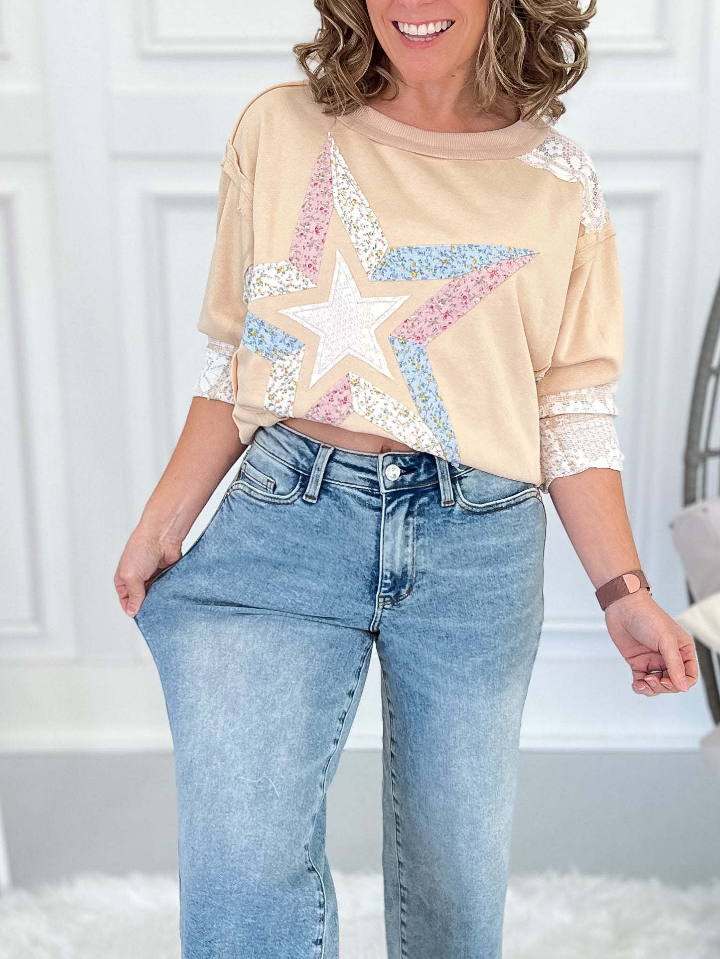 Cool Intentions - Judy Blue Cropped Wide Leg Jean - Final Sale