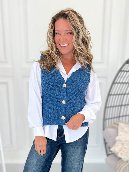 Soft Spoken Sweater Vest - Final Sale