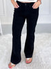 Dark Mode - Judy Blue PETITE Black Denim Bootcut Jean
