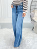 Free Flow - Judy Blue Featherweight Chambray Wilhelmina Elastic Waist Jean