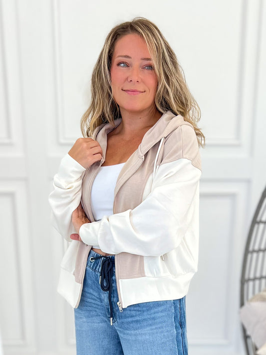 Feels Just Right Zip Up Hoodie