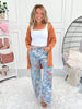 Blossomed Love Floral Jeans