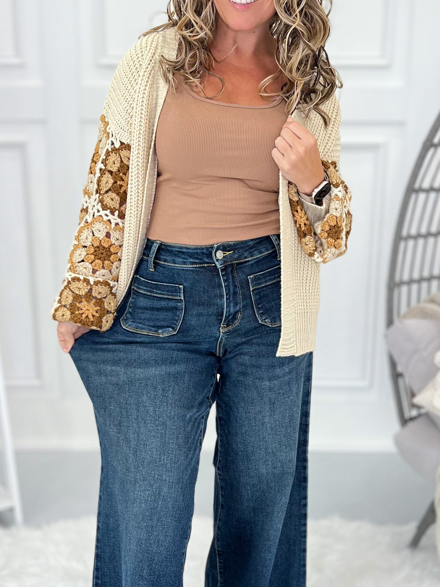 Boogie Nights - Judy Blue Palazzo Jean with Patch Pockets