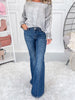 Perfect Angle - Judy Blue Jaqueline Angular Seam Flare Jean
