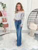 Perfect Angle - Judy Blue Jaqueline Angular Seam Flare Jean