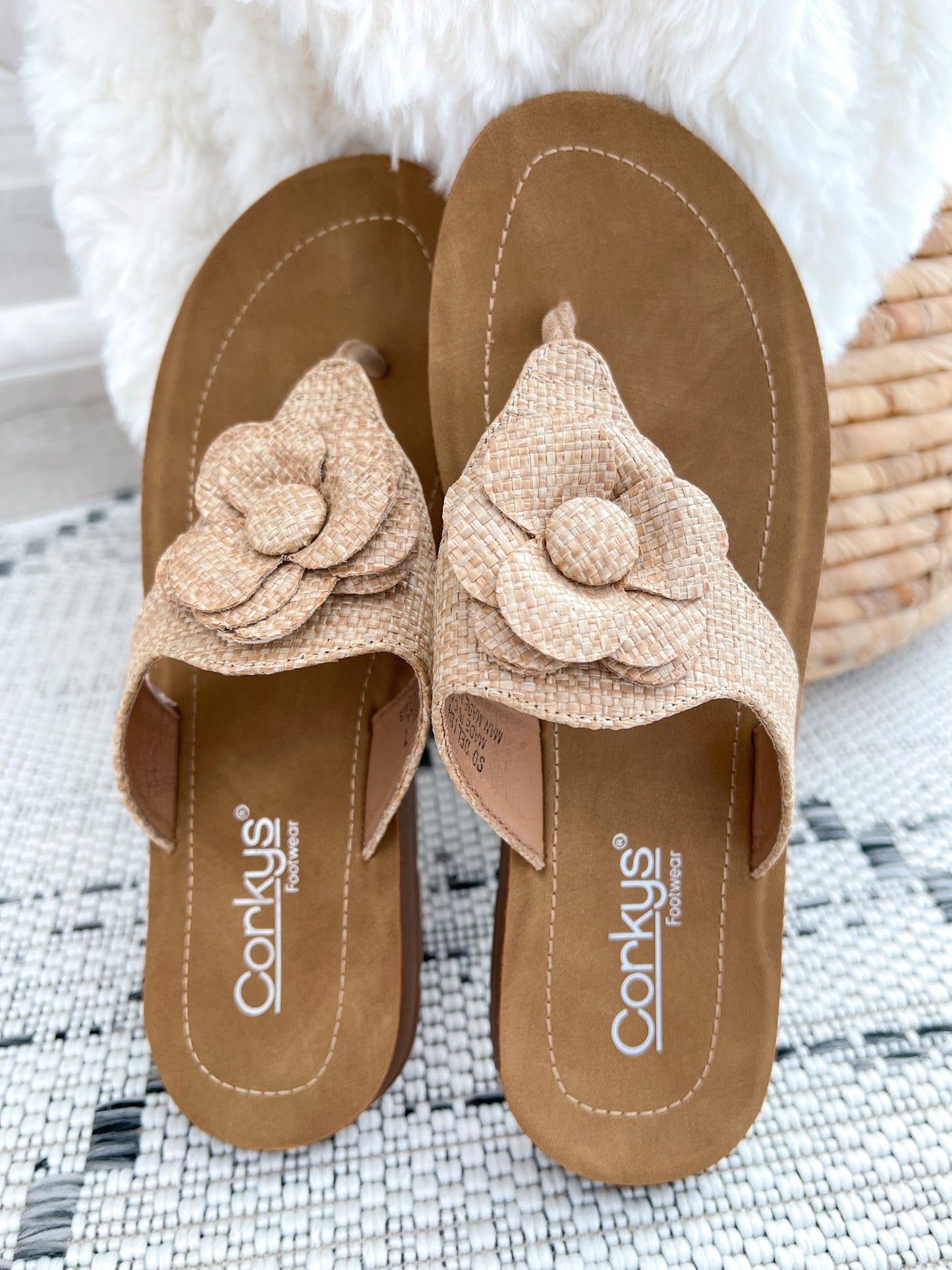 Corky's So Delish Sandal - Raffia