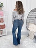 Perfect Angle - Judy Blue Jaqueline Angular Seam Flare Jean