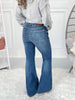 Perfect Angle - Judy Blue Jaqueline Angular Seam Flare Jean