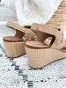 Corky's Carley Wedge - Raffia Flower