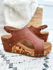 Corky's Carley Wedge - Cognac Tumbled