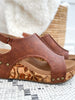 Corky's Carley Wedge - Cognac Tumbled