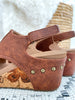 Corky's Carley Wedge - Cognac Tumbled