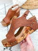 Corky's Carley Wedge - Cognac Tumbled