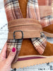 Muk Luks Slope Nikki Boot 3 in 1 - Saffron Plaid