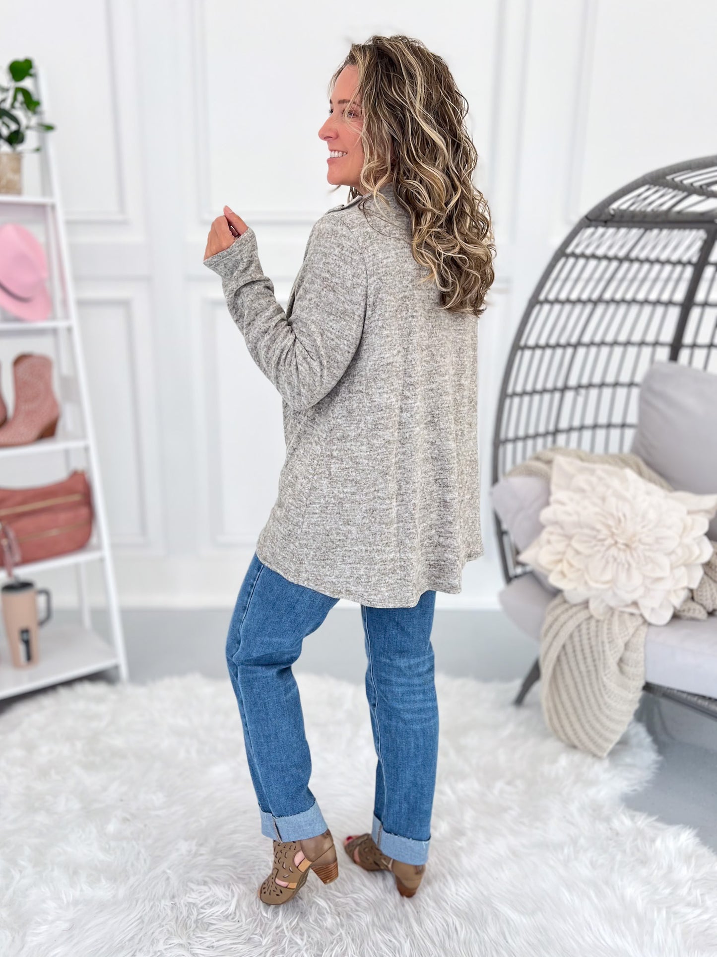 Whole New Journey Top - Convertible Tunic to Cardigan