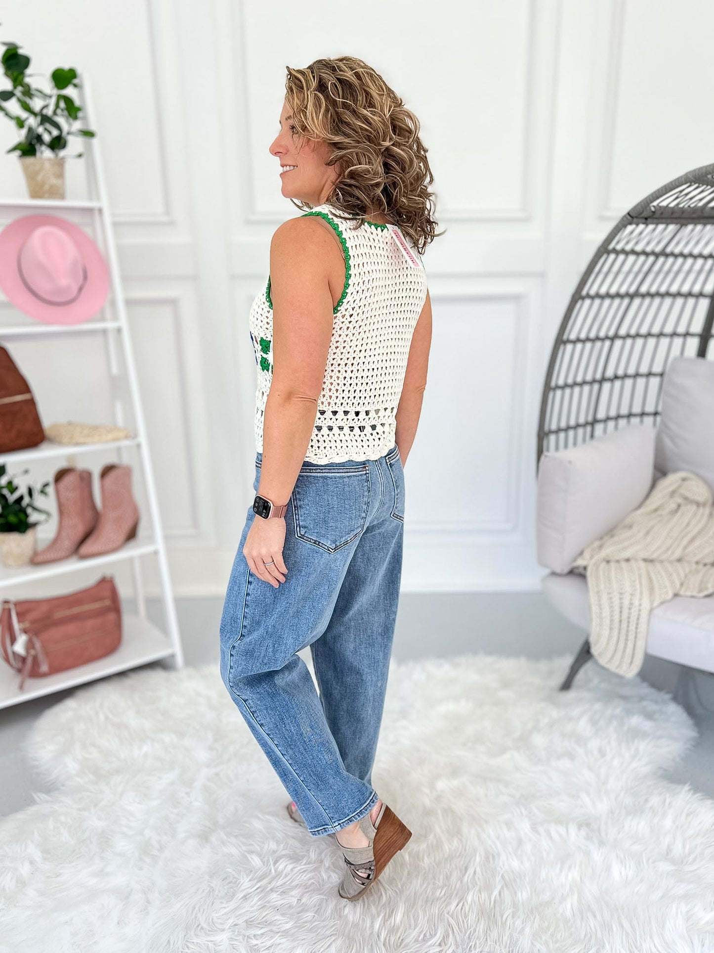 Hopeful Feelings Crochet Tank
