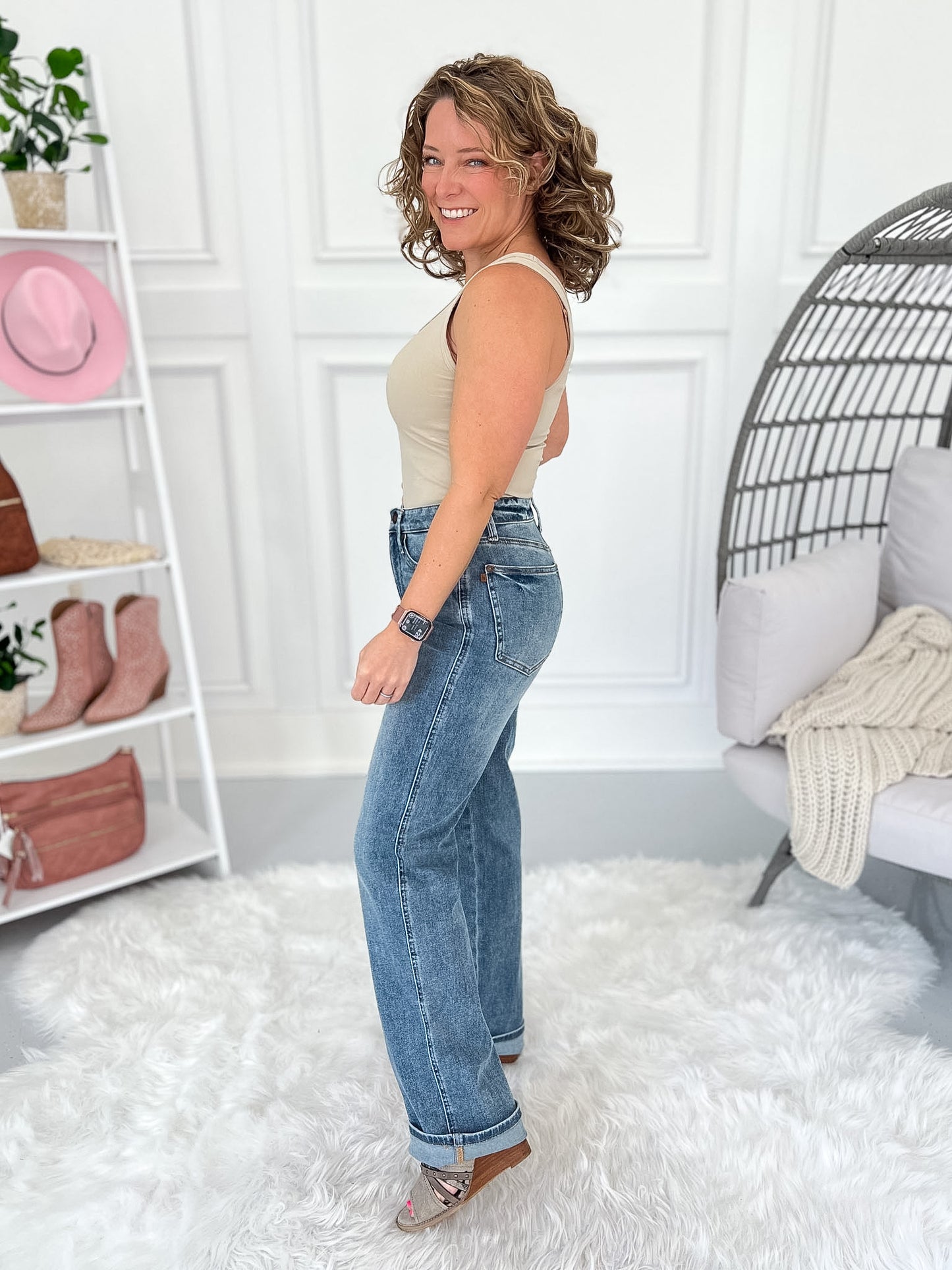 Slim Chance - Judy Blue Tummy Control Slim Straight Leg Jean