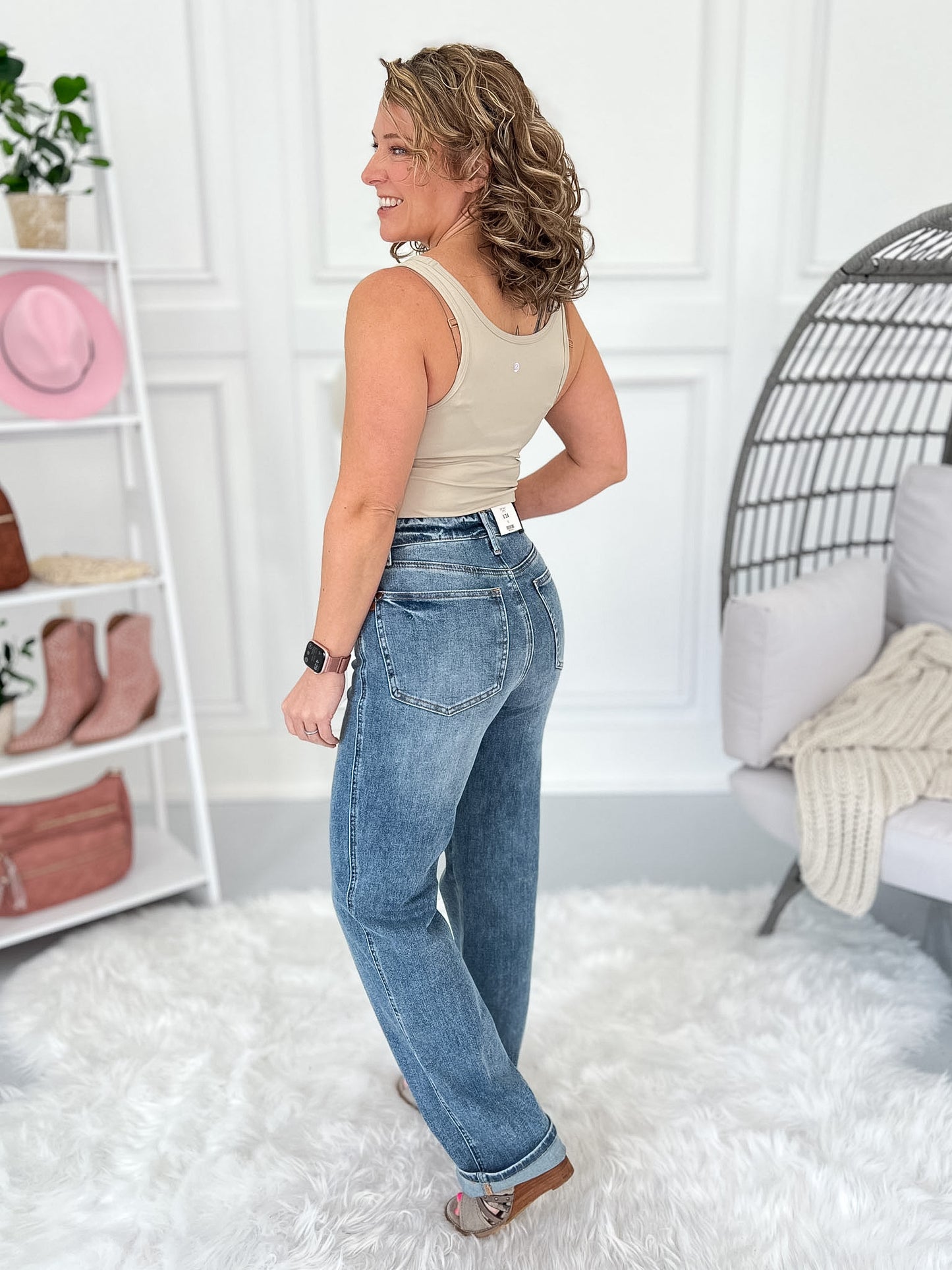 Slim Chance - Judy Blue Tummy Control Slim Straight Leg Jean