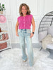 New Angle - Judy Blue Sculpted Seam Column Straight Leg Jean