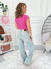 New Angle - Judy Blue Sculpted Seam Column Straight Leg Jean