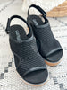 Corky's Carley Wedge - Black Mesh