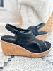 Corky's Carley Wedge - Black Mesh