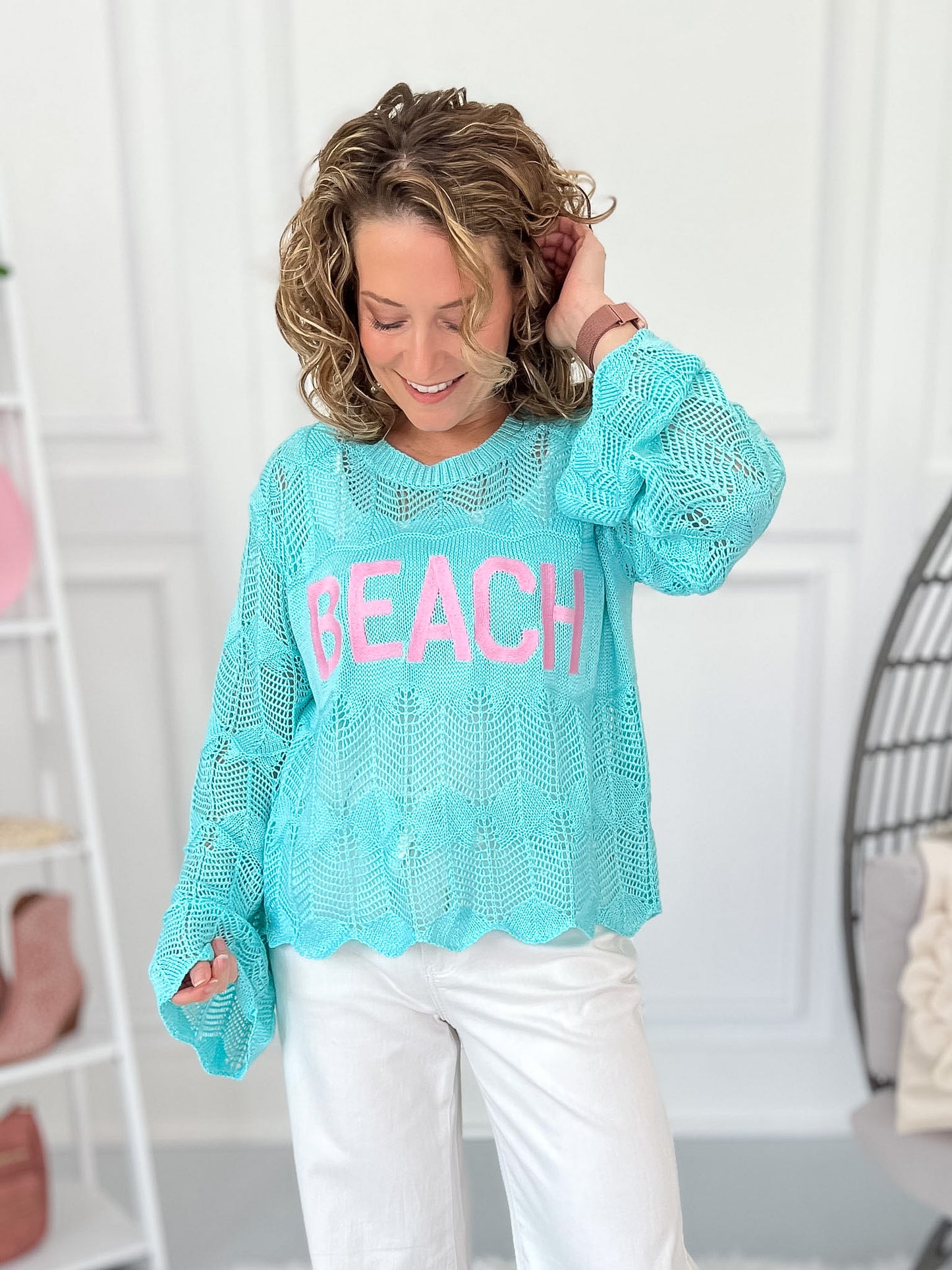 Seize The Beach Crochet Top