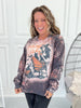 Feeling Witchy Bleached Graphic Crewneck