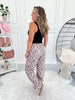 Comfort Zone Joggers - Leopard Lace