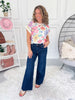 Unfinished Business - Judy Blue PETITE Retro Wide with Adjustable Waistband