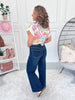 Unfinished Business - Judy Blue PETITE Retro Wide with Adjustable Waistband