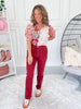 Red Eye Ready - Judy Blue Vintage Red Aurora Weekender Jean