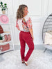 Red Eye Ready - Judy Blue Vintage Red Aurora Weekender Jean