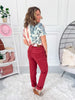 Red Eye Ready - Judy Blue Vintage Red Aurora Weekender Jean