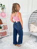 Say Less - Judy Blue Trouser Ankle Wide Leg Jean