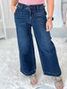 Say Less - Judy Blue Trouser Ankle Wide Leg Jean