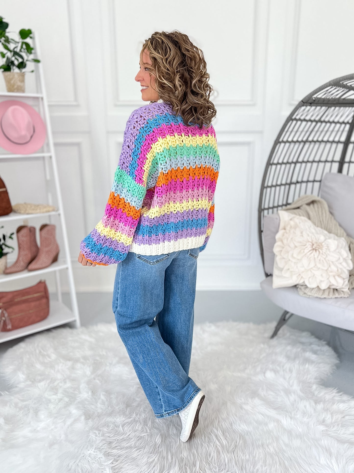 Chasing Rainbows Knit Cardigan