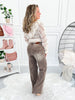 Time Traveler - Judy Blue Clay Yarn Dyed Retro Wide Leg Jean
