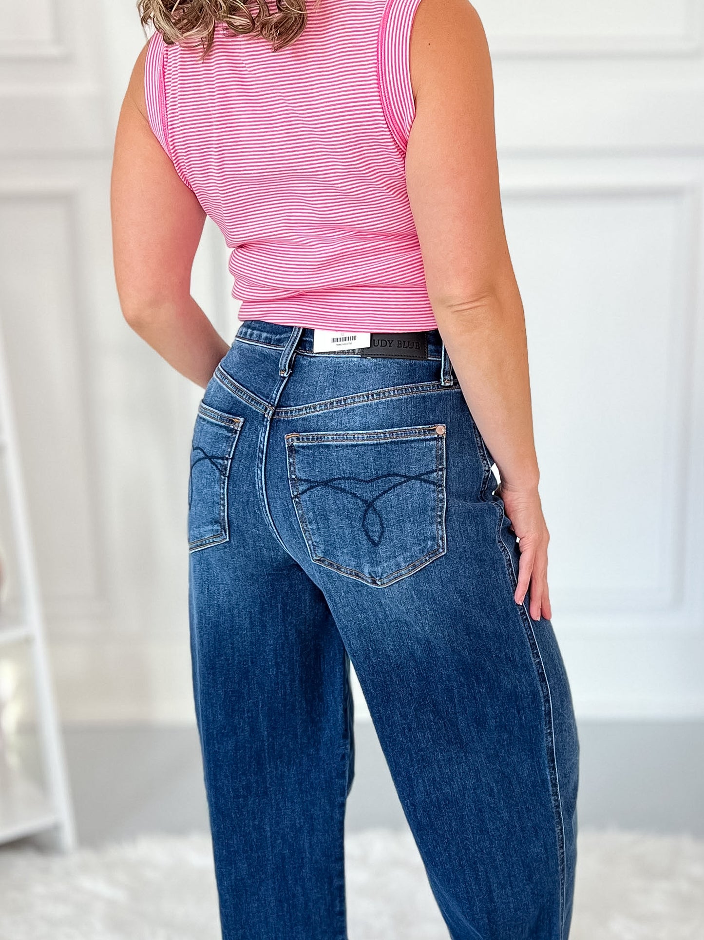 Foot Loose  - Judy Blue Wilhelmina Wide Leg Jean