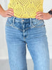 Raw Talent - Judy Blue Yoke Detail Retro Wide Leg Jean