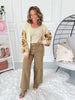 Golden Hour - Judy Blue Vintage Yoke Ankle Wide Leg Jean