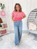 Sea Breeze - Judy Blue Featherweight Palazzo Jean